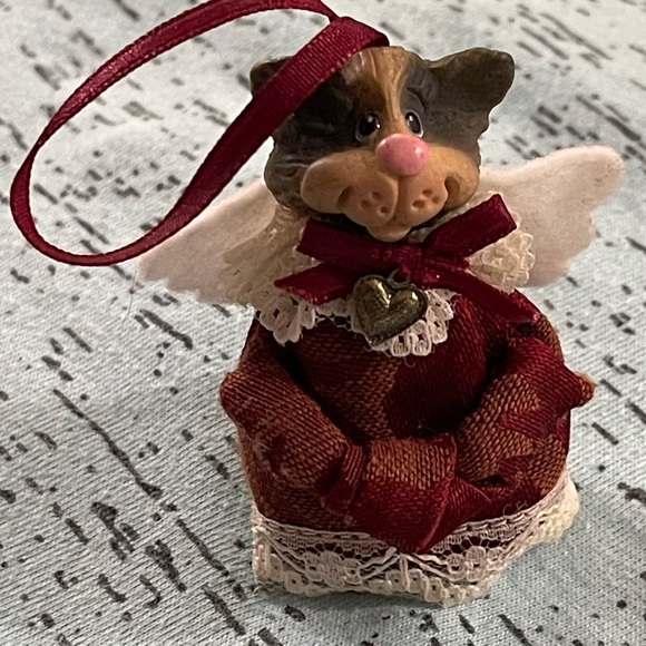 Russ Berrie Other - Russ Berrie Cat small stuffed ornament Vintage